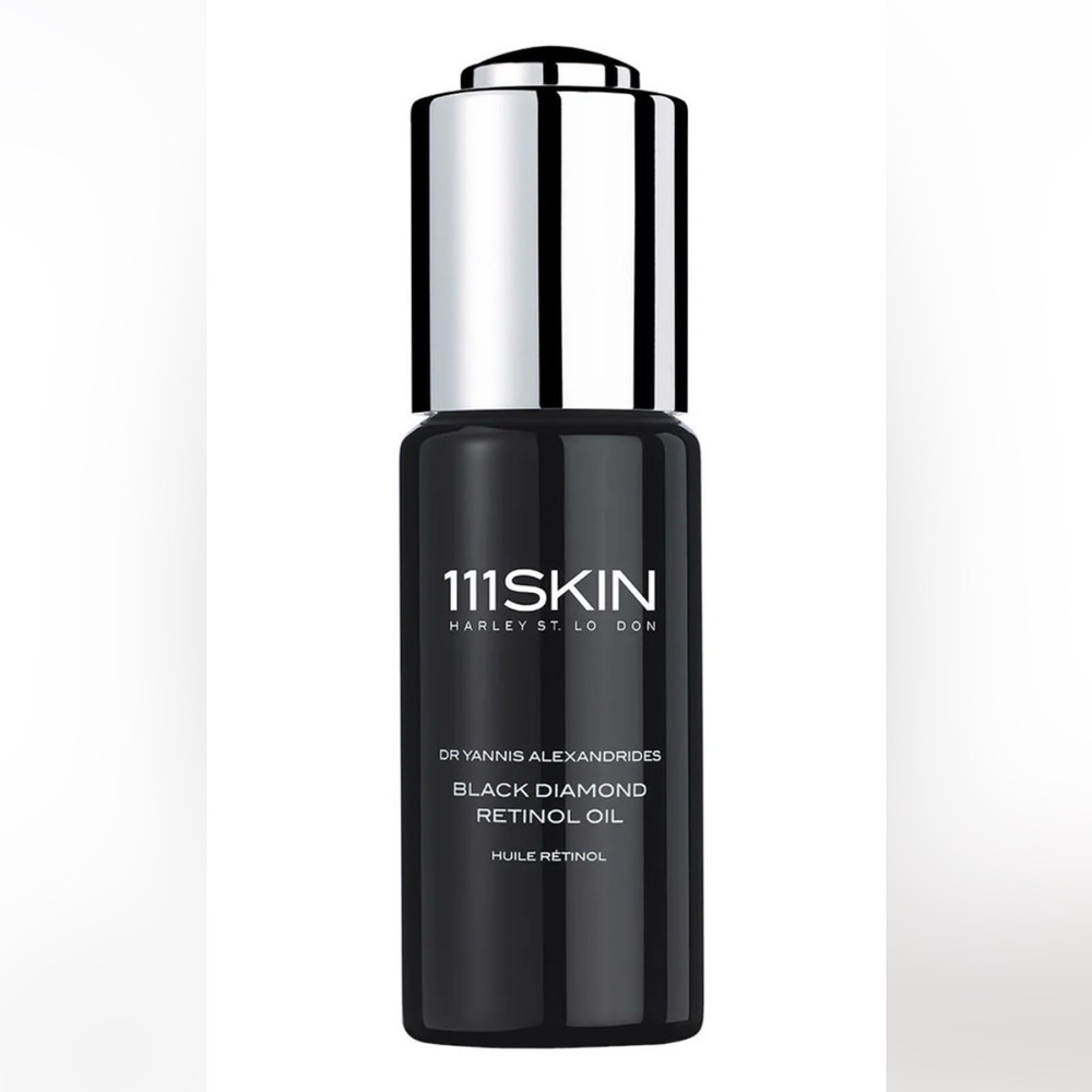 NWT 111SKIN Black Diamond Retinol Oil — Black & Silver Bottle